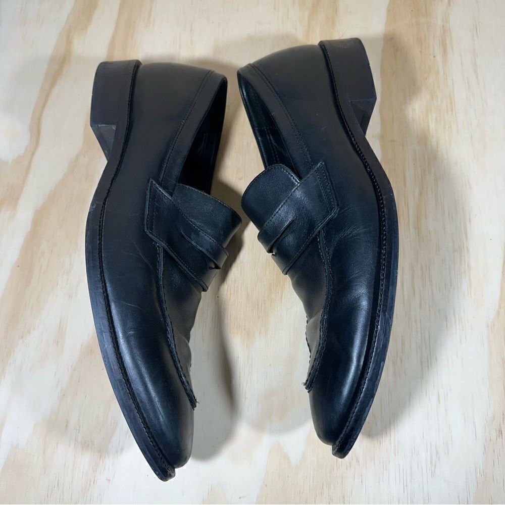 Cole Haan Nike Air Black Leather Loafers Men’s Size 11.5 - Picture 3 of 7